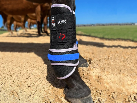 Husk boots with Royal Blue Cheeky Binders